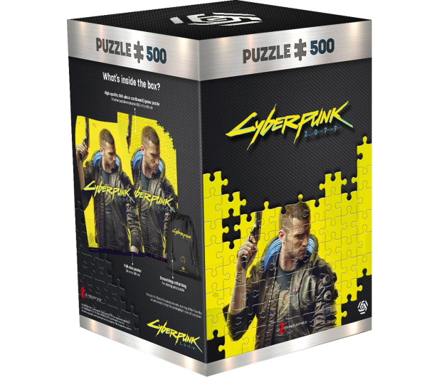 GOOD LOOT Cyberpunk 2077: Keyart Male V Puzzle 500 - 601986 - zdjęcie 2